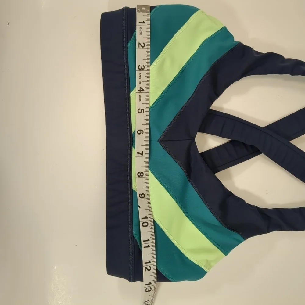 Athleta Crunch Colorblock Sports Bra , X Back , Size S
